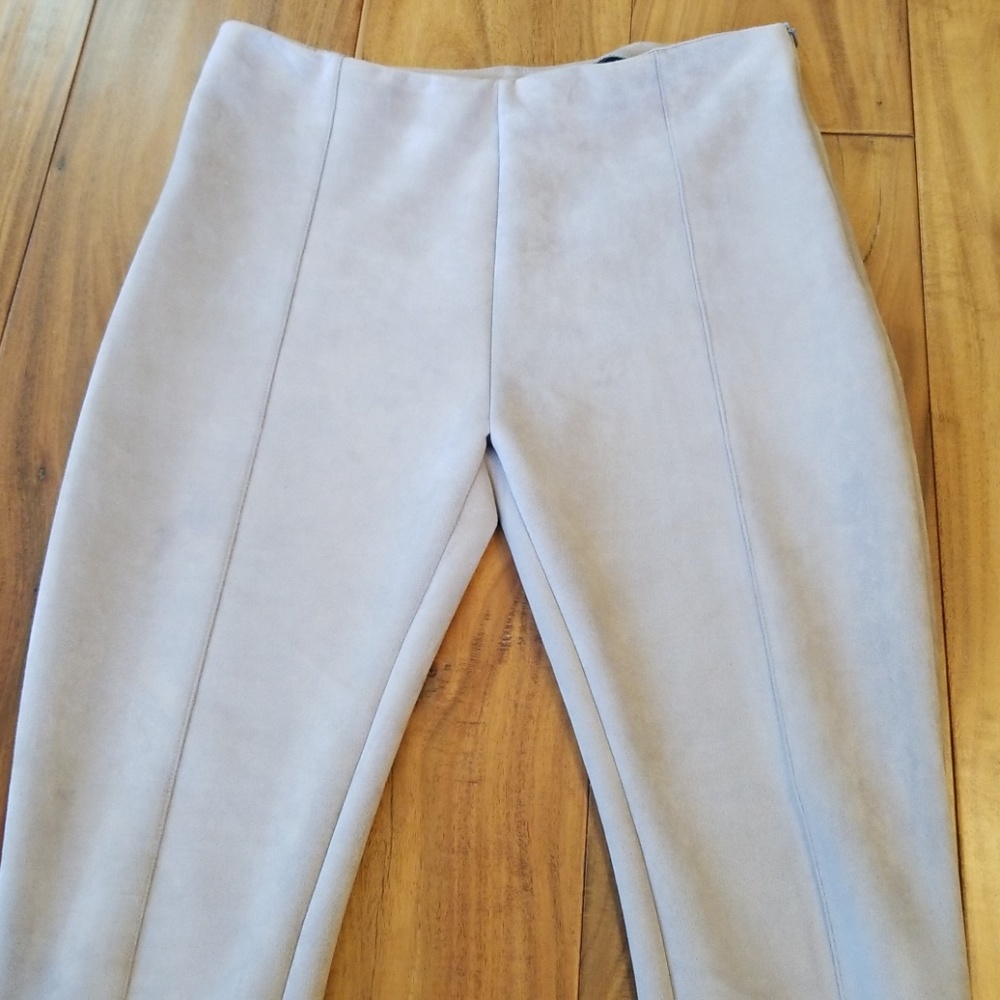 Silver grey ankle pants